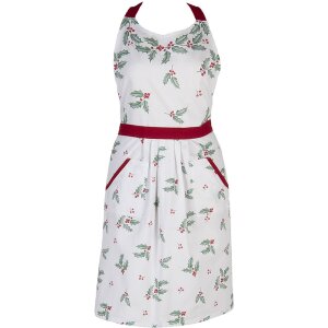 Clayre & Eef hch41a cooking apron white, red 70x85 cm