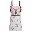 Clayre & Eef hch41k Cooking Apron Kids White, Red 48x56 cm