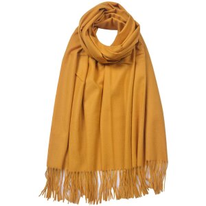 Clayre & Eef jzsc0612y winter scarf ladies yellow...