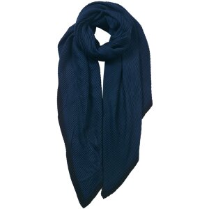 Clayre & Eef jzsc0647bl scarf ladies blue 90x180 cm