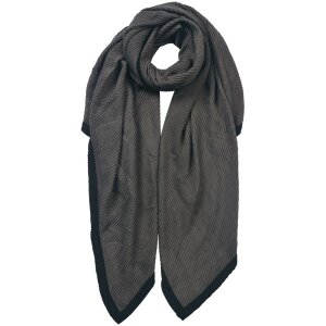 Clayre & Eef jzsc0647g scarf ladies gray 90x180 cm