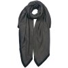 Clayre & Eef jzsc0647g scarf ladies gray 90x180 cm