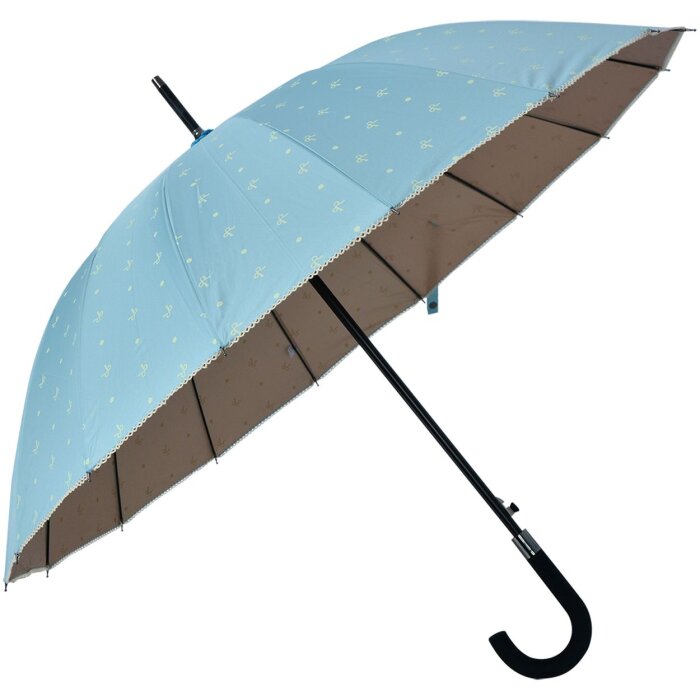 Clayre & Eef jzum0031lbl umbrella adults light blue ø 98 cm