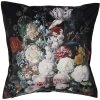 Clayre & Eef kt021.283 Cushion cover black 45x45 cm