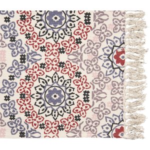 Clayre & Eef kt080.055 Carpet Blue, Red 70x120 cm