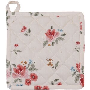 Clayre & Eef lrc45 potholder beige 20x20 cm