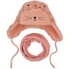 Clayre & Eef mlllsh0001p set winter scarf winter hat children pink