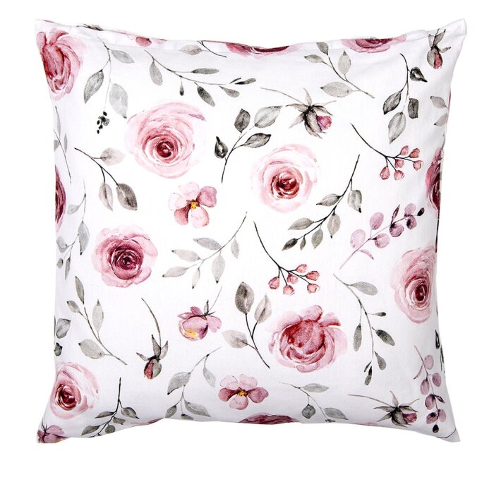 Clayre & Eef rur21 pillowcase pink 40x40 cm