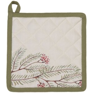 Clayre & Eef VGP45 Potholder 20x20 cm Cream