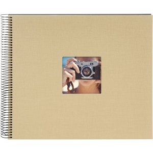 Goldbuch Spiral Album Bella Vista Beige 34x30 cm 40 black sides with window