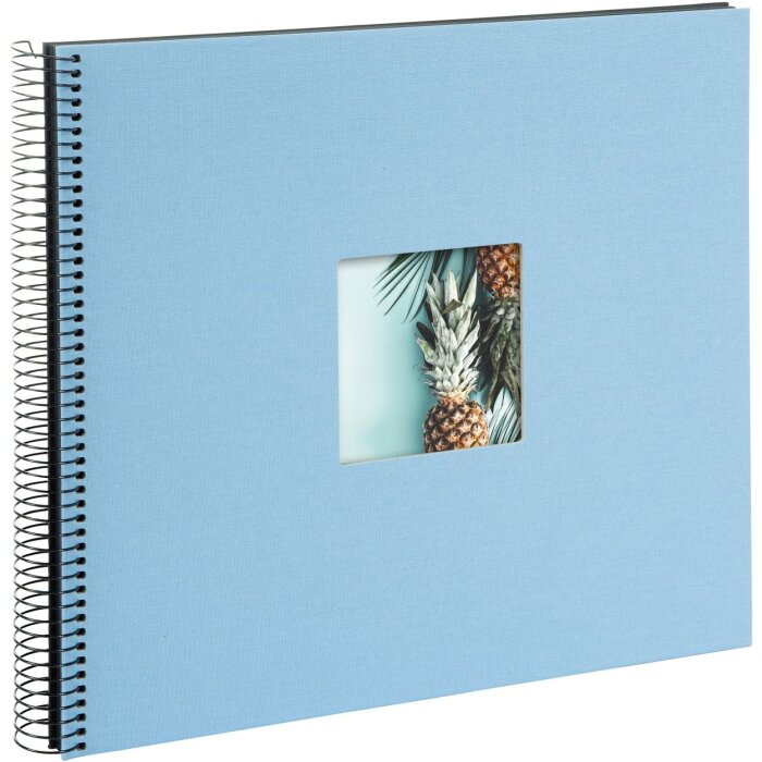 Goldbuch Spiral Album Bella Vista Sky blue 34x30 cm 40 black sides with window