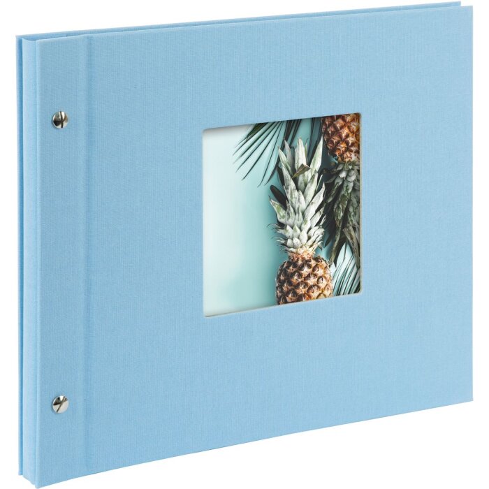 Goldbuch Screw Album Bella Vista Sky blue 30x25 cm 40 black sides