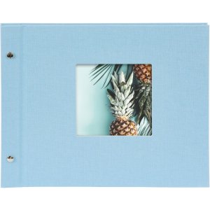 Goldbuch Screw Album Bella Vista Sky blue 30x25 cm 40 black sides