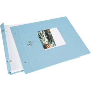 Goldbuch Screw Album Bella Vista Sky blue 30x25 cm 40 white sides