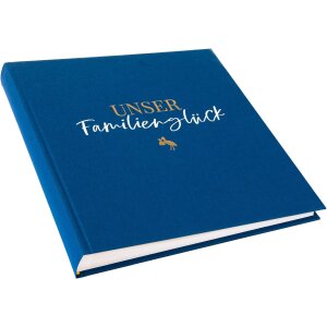 Goldbuch Photo Album Linum 2.0 blue Family Happiness...