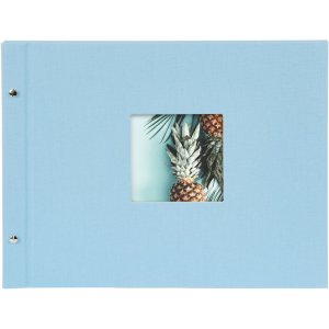 Goldbuch Screw Album Bella Vista Sky blue 39x31 cm 40 black sides