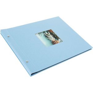 Goldbuch Screw Album Bella Vista Sky blue 39x31 cm 40 black sides