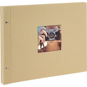 Goldbuch Screw Album Bella Vista Beige 39x31 cm 40 white...