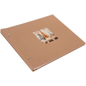 Goldbuch Screw Album Bella Vista Hazelnut 39x31 cm 40 white sides