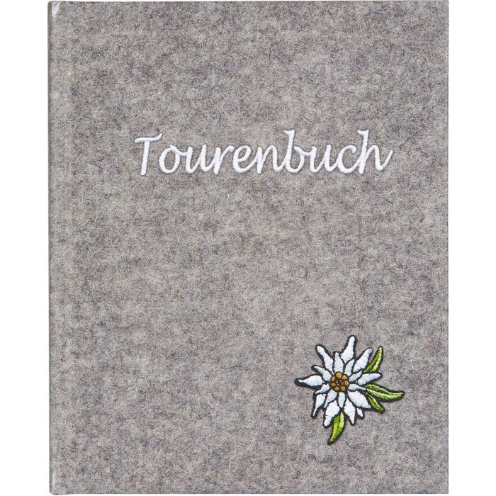 Goldbuch Touring Book Edelweiss grey 16,5x13,3 cm 96 white sides