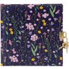 Goldbuch Diary Meadow Miracles Blue with lock 16,5x16,5 cm 96 white sides