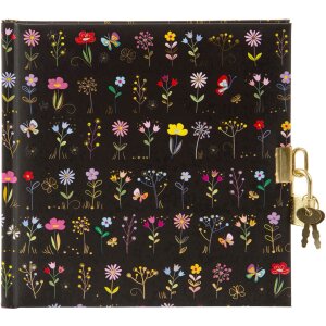 Goldbuch Diary Small & Brave Black with lock...