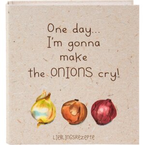 Goldbuch Recipe Folder ONIONS 21x24 cm 25 printed sheets