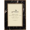 Goldbuch Metal Portrait Frame Marble 10x15 cm black