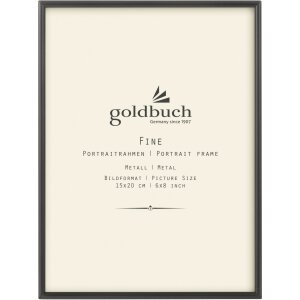 Goldbuch Metal Portrait Frame Fine 15x20 cm anthracite