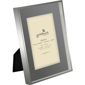 Goldbuch Metal Frame Argento 10x15 cm with grey mat