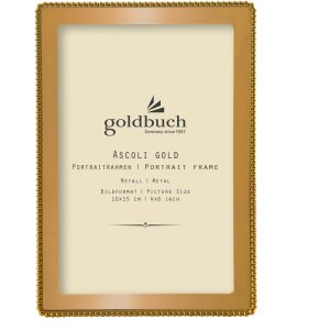 Goldbuch Metal Photo Frame Ascoli gold 10x15 cm