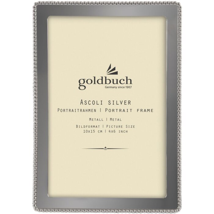 Goldbuch Metal Photo Frame Ascoli silver 10x15 cm