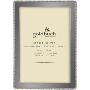 Goldbuch Metal Photo Frame Ascoli silver 13x18 cm