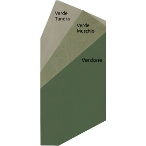 Bevel cut mat green 40 sizes Verde Muschio