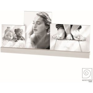 Mascagni A1159 Triple Photo Frame Acrylic Wooden Base...