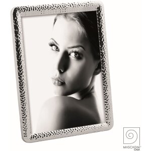 Mascagni A1468 Metal Portrait Frame Hammered 13x18 cm...