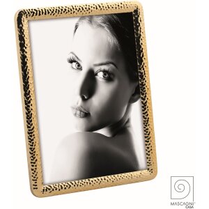 Mascagni A1468 Metal Portrait Frame Hammered 13x18 cm...