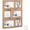 Mascagni A1477 Wall MDF Multi photo frame for 6 photos oak 30x40.5 cm