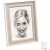 Mascagni A1478 MDF photo frame fabric look white 13x18 cm