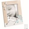 Mascagni A1504 Wooden Photo Frame with Ornaments Blue 13x18 cm