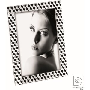 Mascagni A1531 Metal Portrait Frame Geometric 13x18 cm...