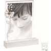 Mascagni A1539 Photo frame acrylic resin flower wooden base 13x18 cm