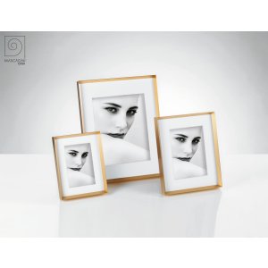 Mascagni A1571 Photo frame aluminium gold anodised...