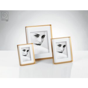 Mascagni A1571 Photo frame aluminium gold anodised 20x25,...