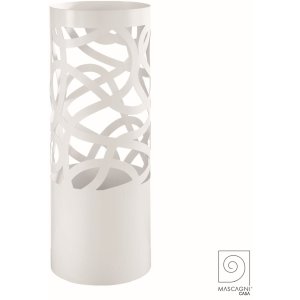 Mascagni BREATH2 Laser-cut metal umbrella stand white...