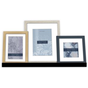 ZEP Picture Frame Shelf Set Maratea 2 shelves 5 frames