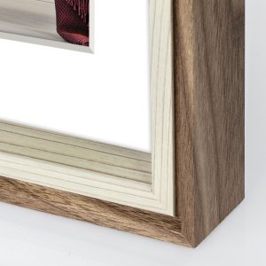 ZEP Picture Frame Palmi brown 13x18 cm with passepartout 9x13 cm