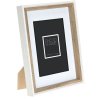 ZEP Picture Frame Palmi white 13x18 cm with passepartout 9x13 cm