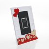 ZEP Wooden Photo Frame Laila 10x15 cm Hearts