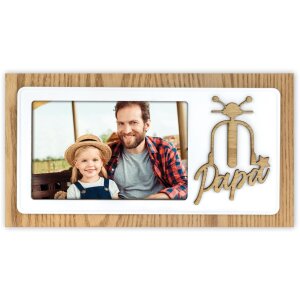 ZEP Wooden Photo Frame Marco 10x15 cm Papa